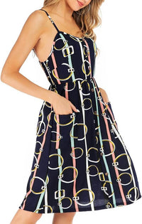 mini dress, short dress, dress, sun dress, summer style, summer fashion, sundress, sleeveless, beachwear, vacation style, black dress, women's casual dress, stripes dress