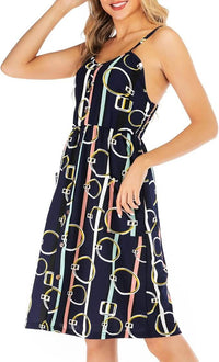 mini dress, short dress, dress, sun dress, summer style, summer fashion, sundress, sleeveless, beachwear, vacation style, black dress, women's casual dress, stripes dress