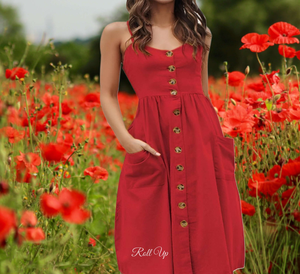 mini dress, solid color dress, dress, sun dress, summer style, summer fashion, sundress, sleeveless, beachwear, vacation style, red dress, women's casual dress, midi dress