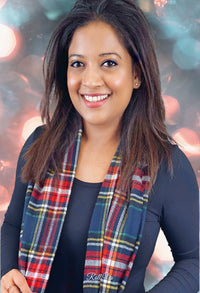 Unisex Plaid Scarves