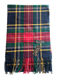 Unisex Plaid Scarves