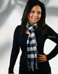 Unisex Plaid Scarves