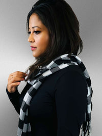 Unisex Plaid Scarves