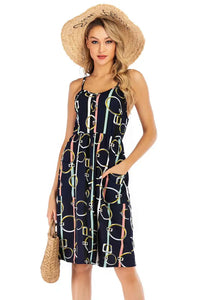 mini dress, short dress, dress, sun dress, summer style, summer fashion, sundress, sleeveless, beachwear, vacation style, black dress, women's casual dress, stripes dress