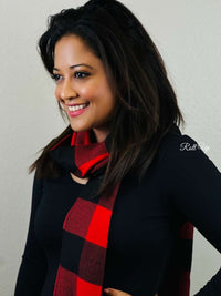 Unisex Plaid Scarves