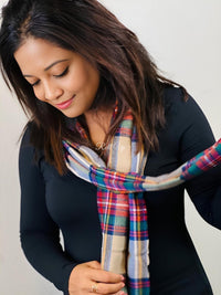 Unisex Plaid Scarves