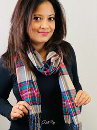 Unisex Plaid Scarves