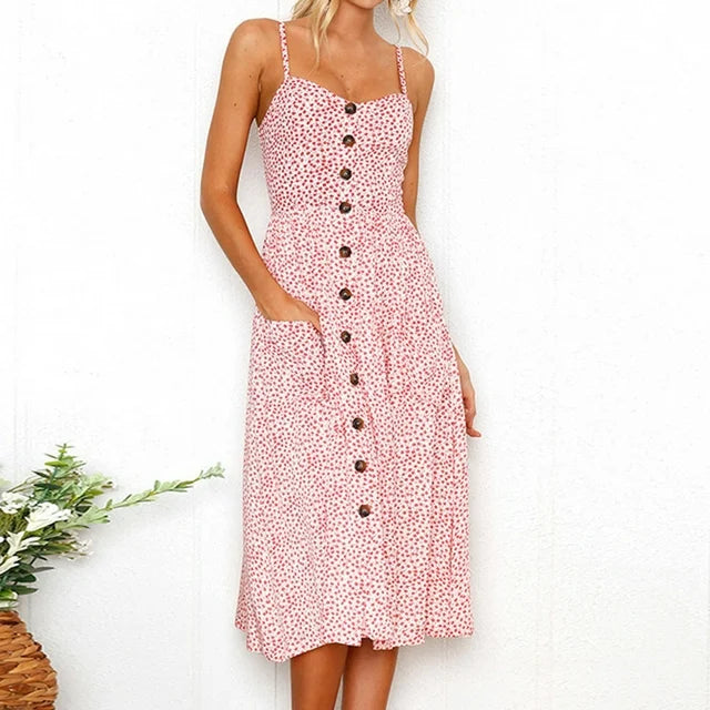 mini dress, Floral dress, dress, sun dress, summer style, summer fashion, sundress, sleeveless, beachwear, vacation style, pink dress, women's casual dress