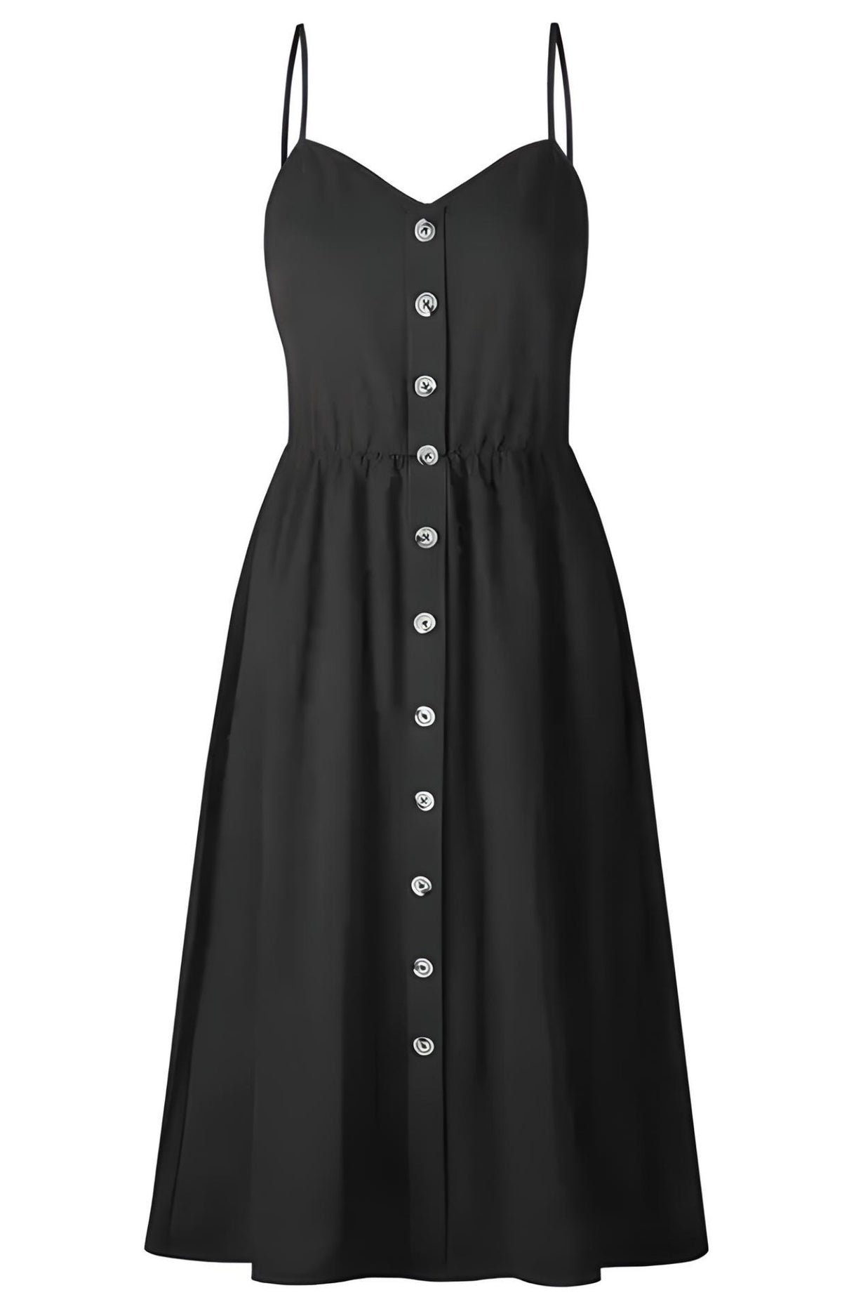 mini dress, solid color dress, dress, sun dress, summer style, summer fashion, sundress, sleeveless, beachwear, vacation style, black dress, women's casual dress