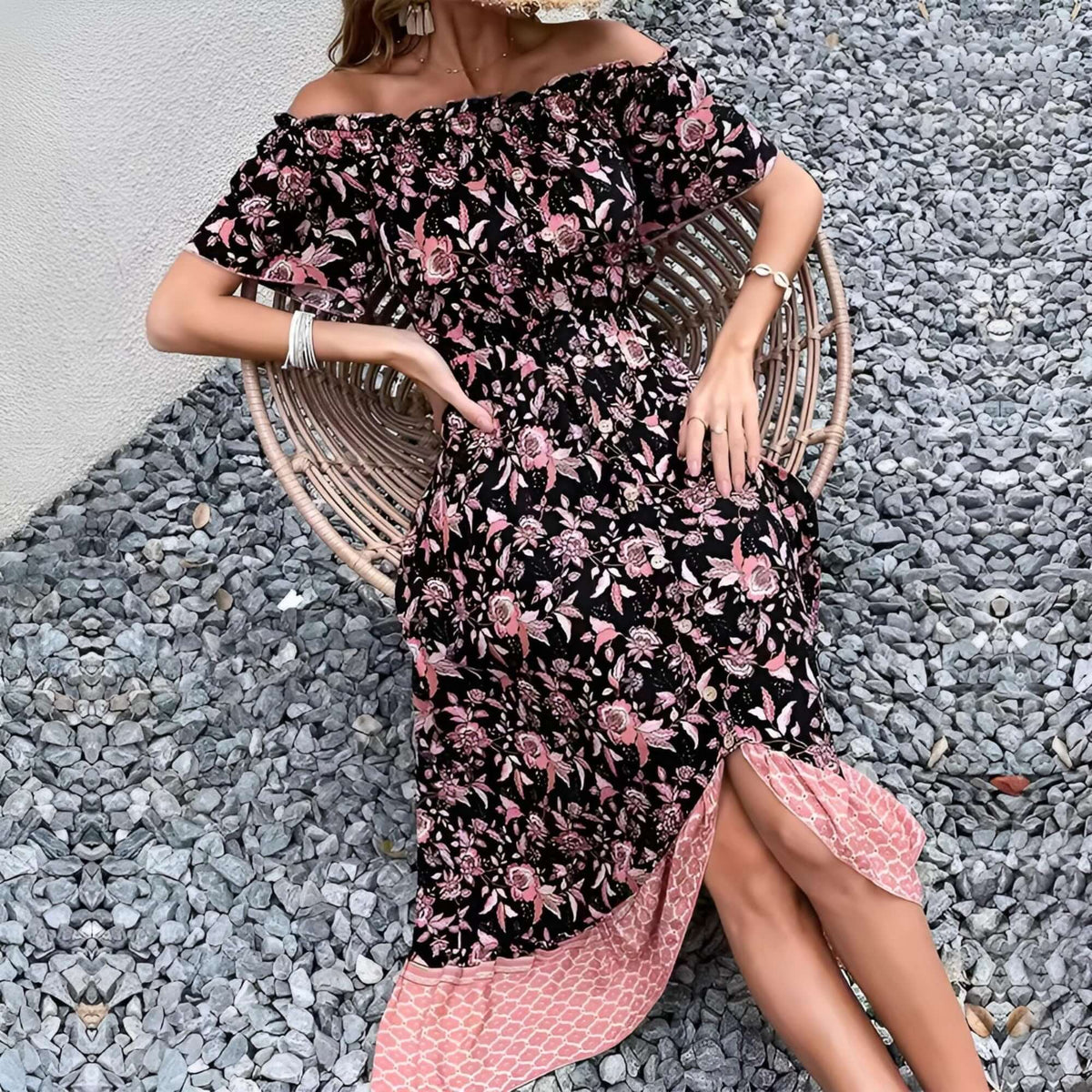 boho dress, boho style, bohemian dress, floral dress, maxi dress, Midi dress, hippie style, spring dress, summer dress, Bohemian, beachwear, Women's dresses