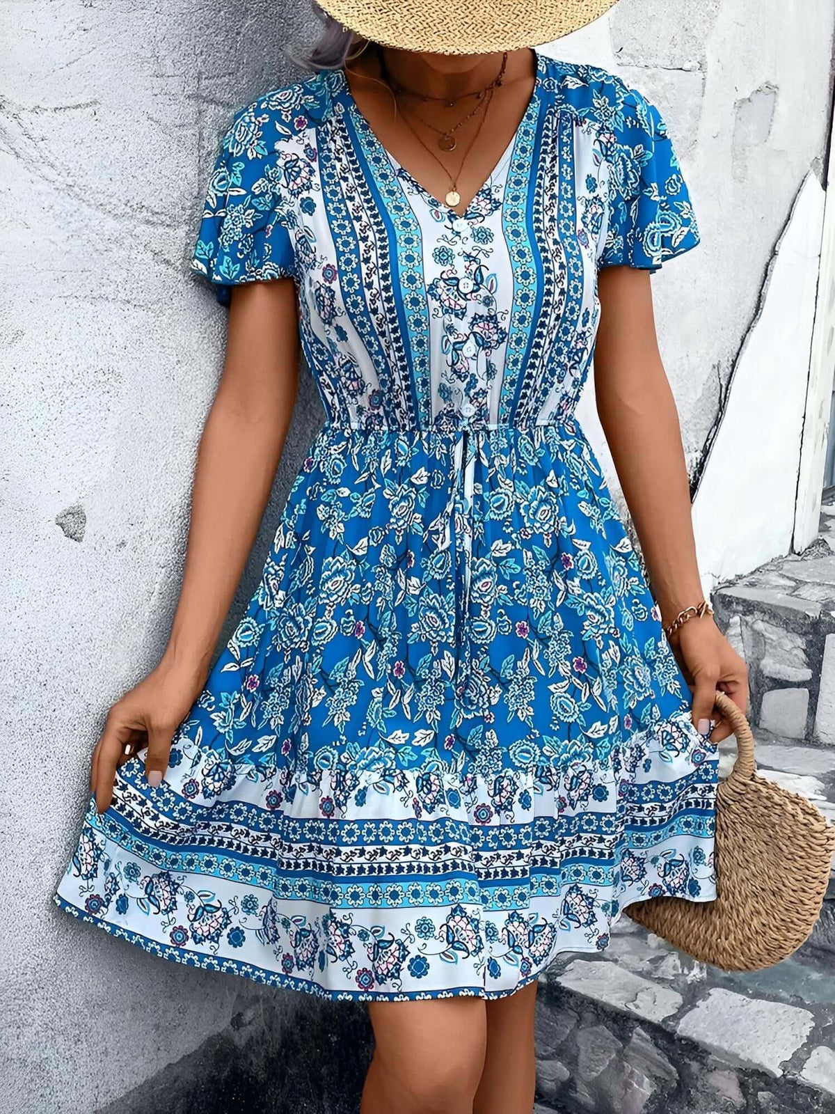 boho dress, boho style, bohemian dress, floral dress, mini dress, Midi dress, hippie style, spring dress, summer dress, Bohemian, beachwear, Women's dresses