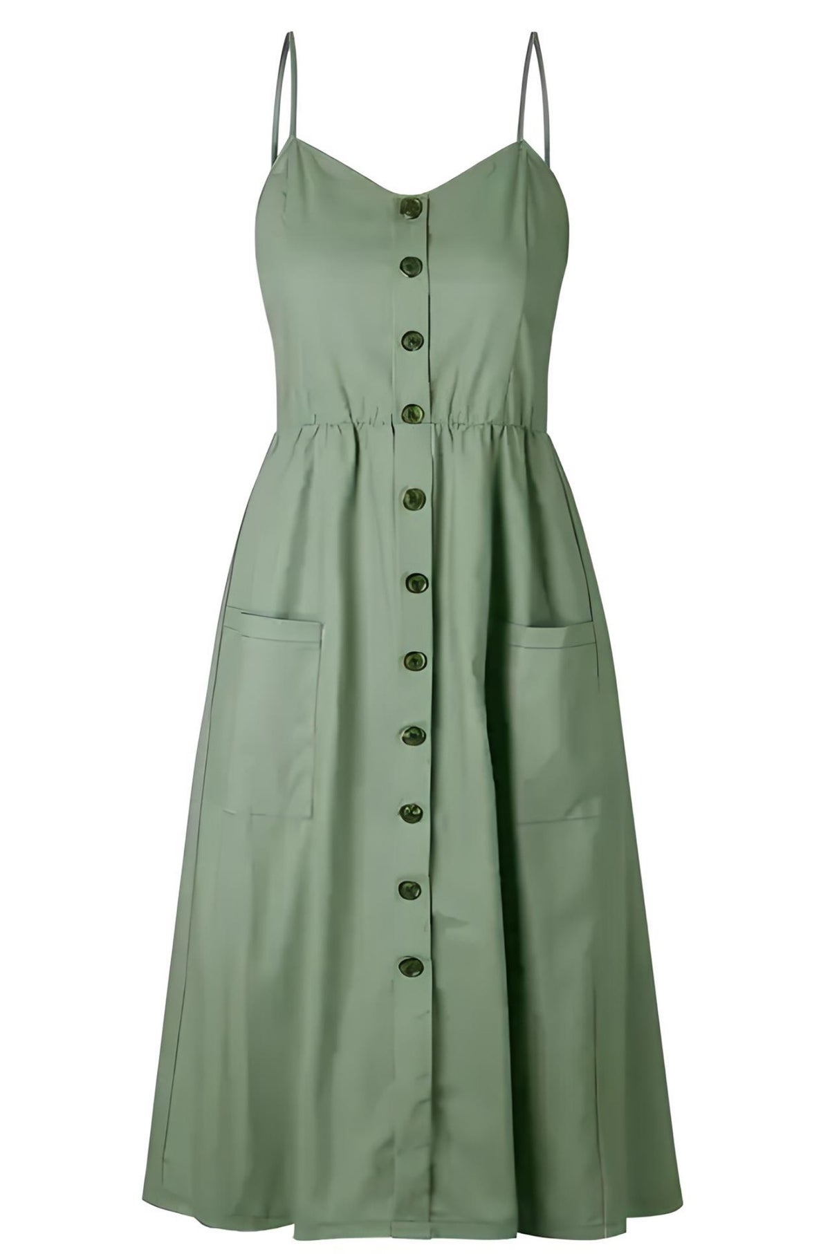mini dress, solid color dress, dress, sun dress, summer style, summer fashion, sundress, sleeveless, beachwear, vacation style, green dress, women's casual dress