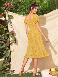 Sweet heart Midi Dress