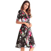Beautiful Floral Midi Dress
