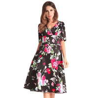 Beautiful Floral Midi Dress