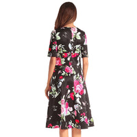 Beautiful Floral Midi Dress