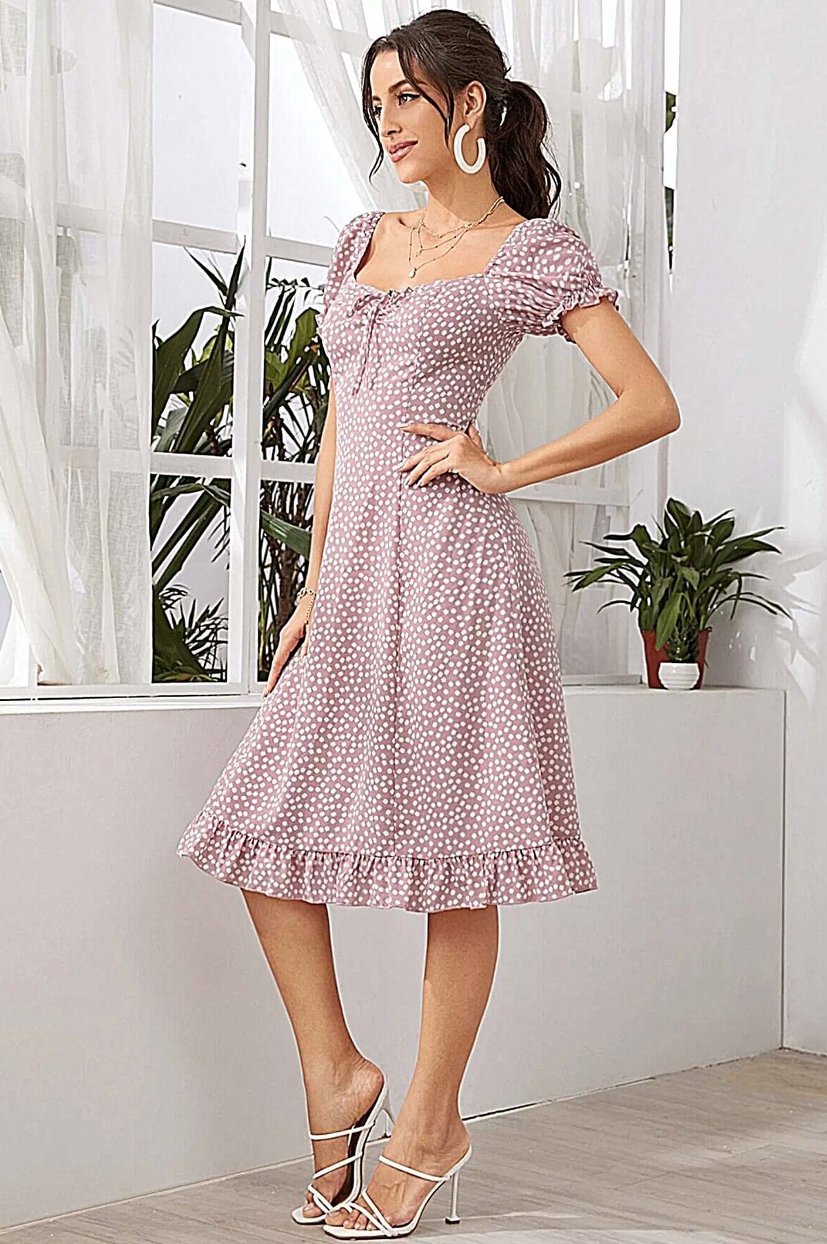Sweet heart Midi Dress