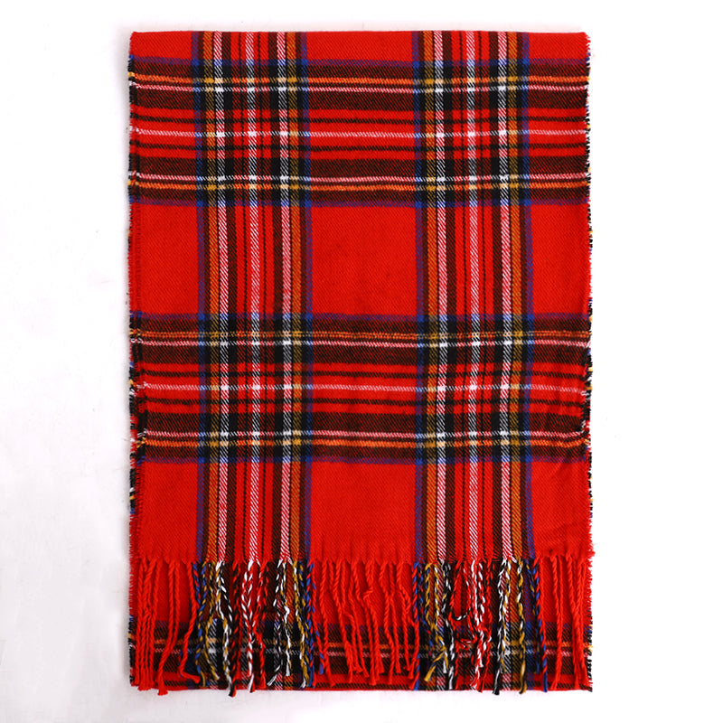 Unisex Plaid Scarves