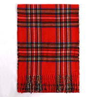 Unisex Plaid Scarves