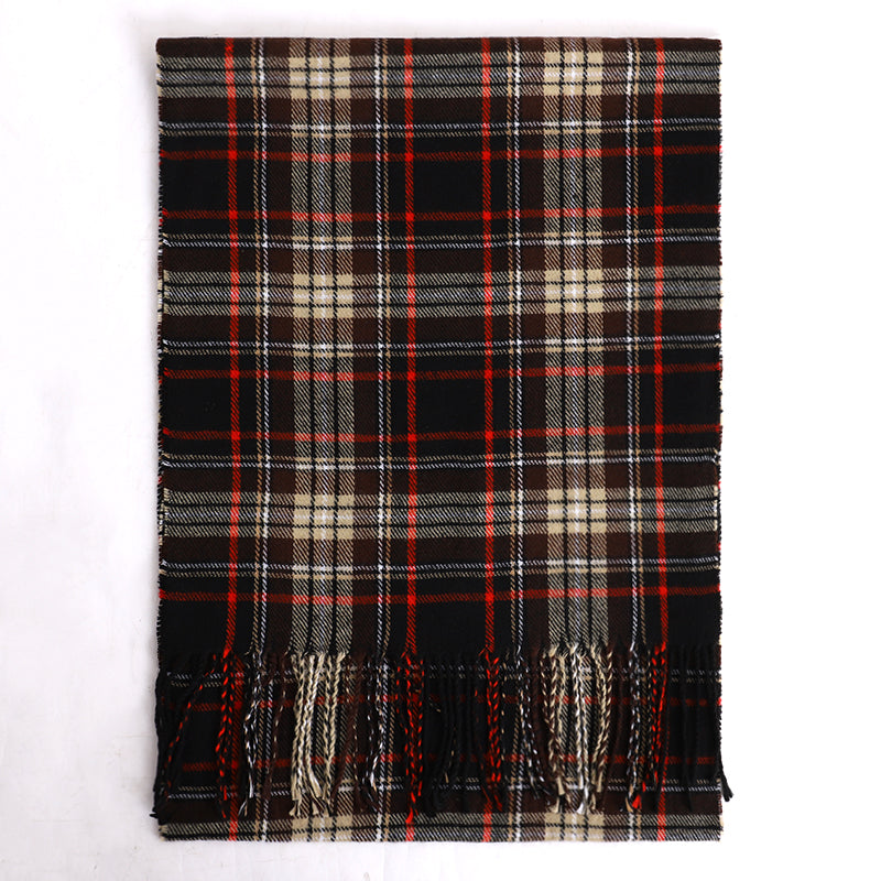 Unisex Plaid Scarves