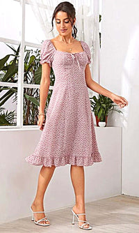 Sweet heart Midi Dress