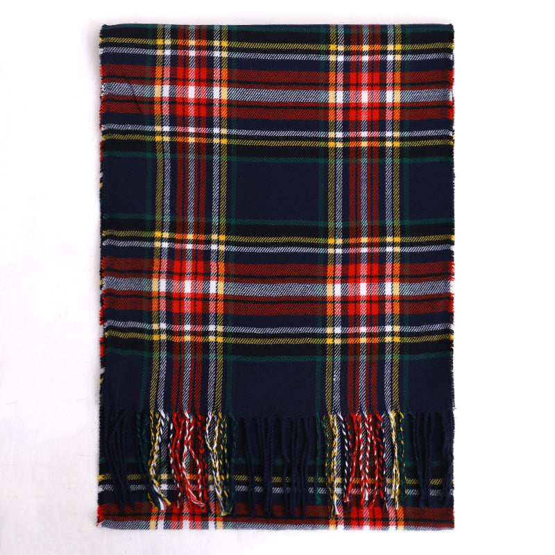 Unisex Plaid Scarves