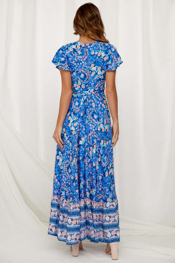 Boho Beach Wrap Dress