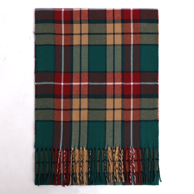 Unisex Plaid Scarves