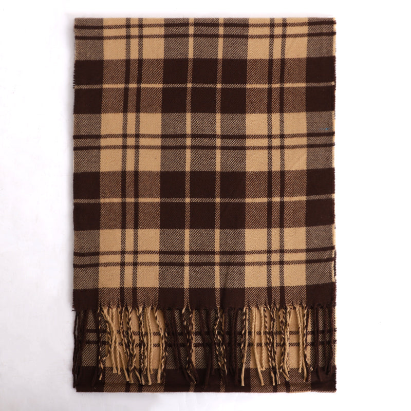 Unisex Plaid Scarves