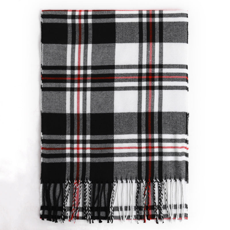 Unisex Plaid Scarves