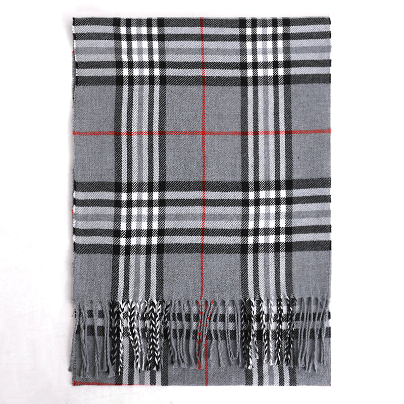 Unisex Plaid Scarves