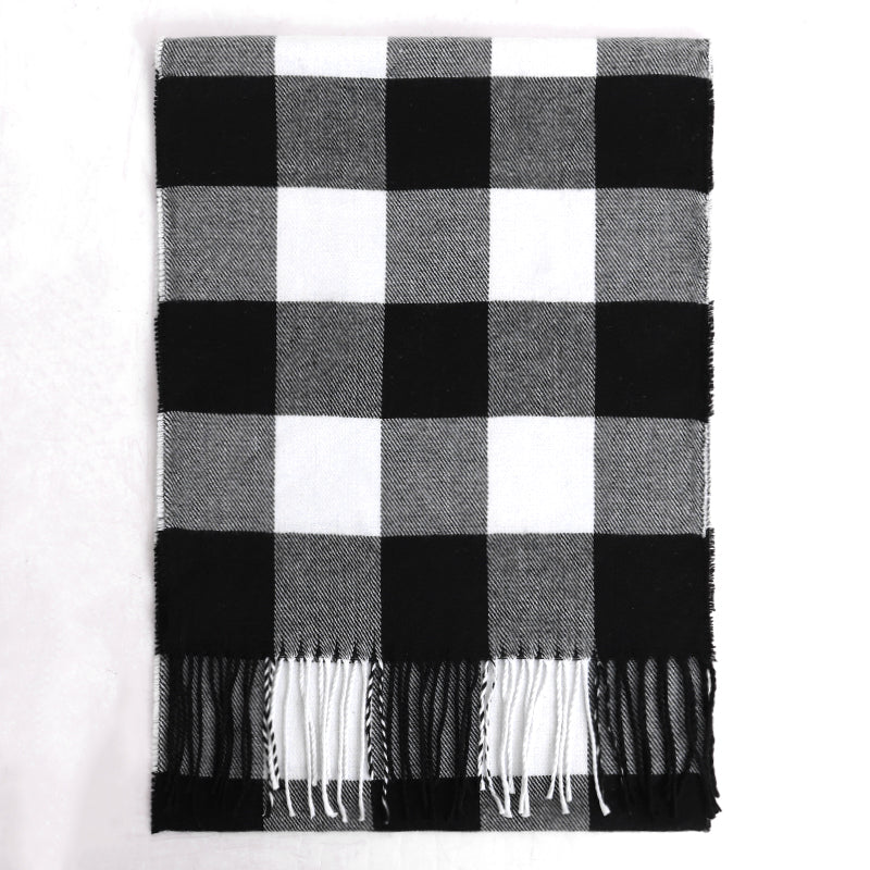 Unisex Plaid Scarves