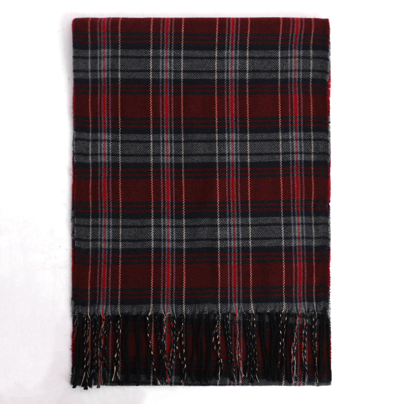 Unisex Plaid Scarves