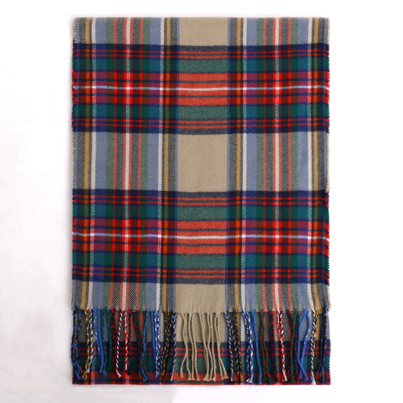Unisex Plaid Scarves