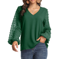 Blouse, tee, top, Women's tops, women's blouses, cute top, beige top, ruffle, trendy, new style, Shirt, office wear, business attire, Office blouse, casual top, business top, two tone top, Trendy office wear for women, long sleeve tops, Swiss dots