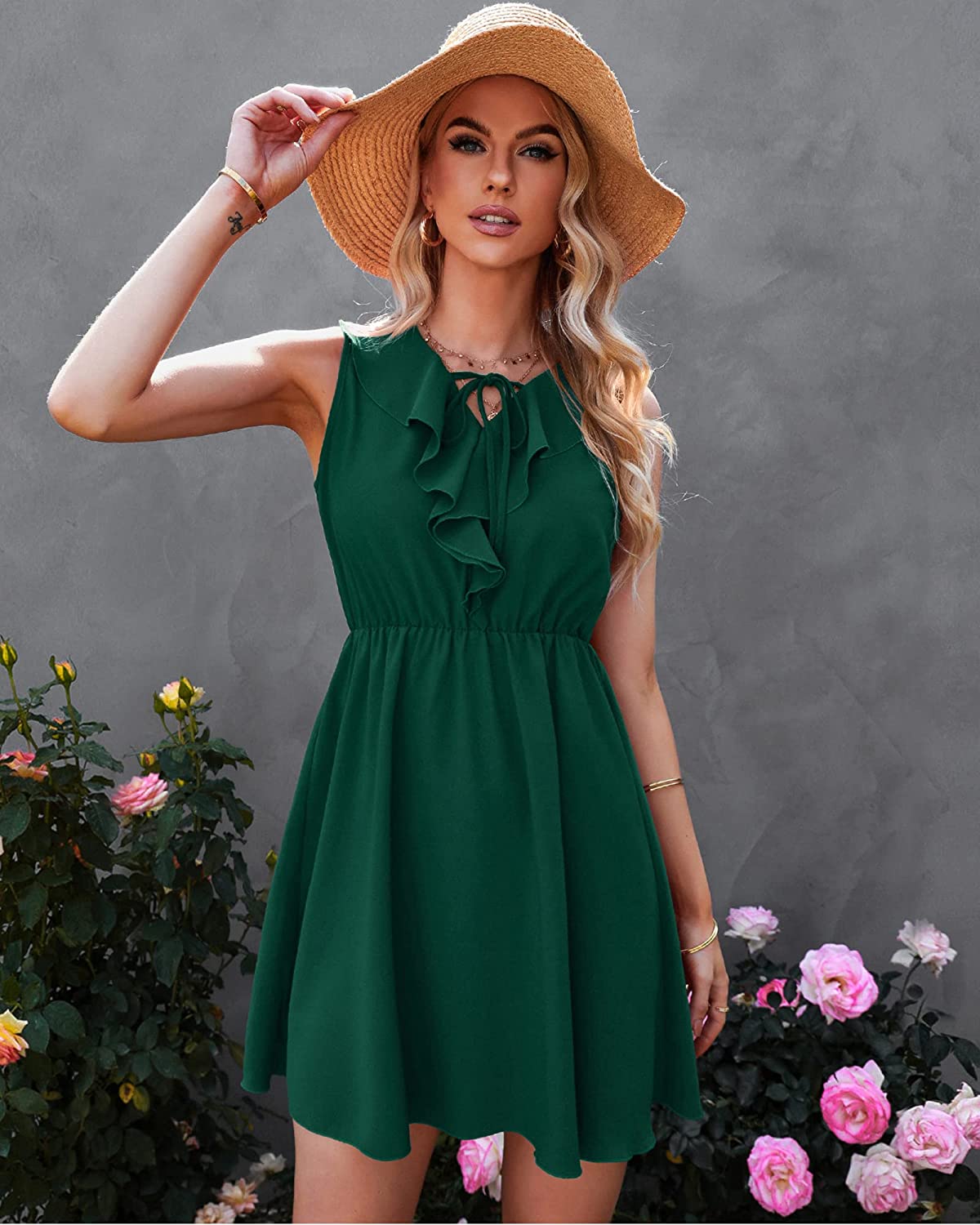 Ruffle Summer Mini Dress