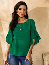Flared Sleeve Top