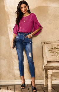 Flared Sleeve Top