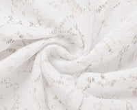 Elegant Floral Lace Midi Dress