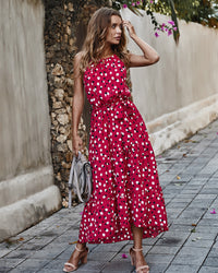 Polka Dots Maxi Dress