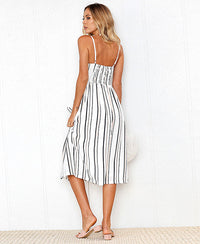 All Stripes Midi Dress