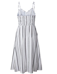 All Stripes Midi Dress
