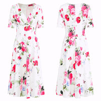 Beautiful Floral Midi Dress