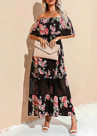 Off the Shoulder Maxi Dress