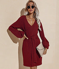 Solid color Mini Dress