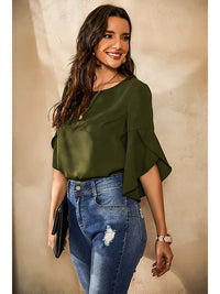 Flared Sleeve Top