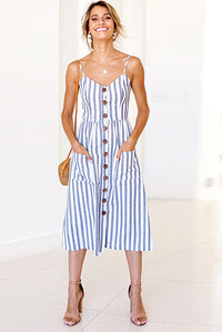 All Stripes Midi Dress