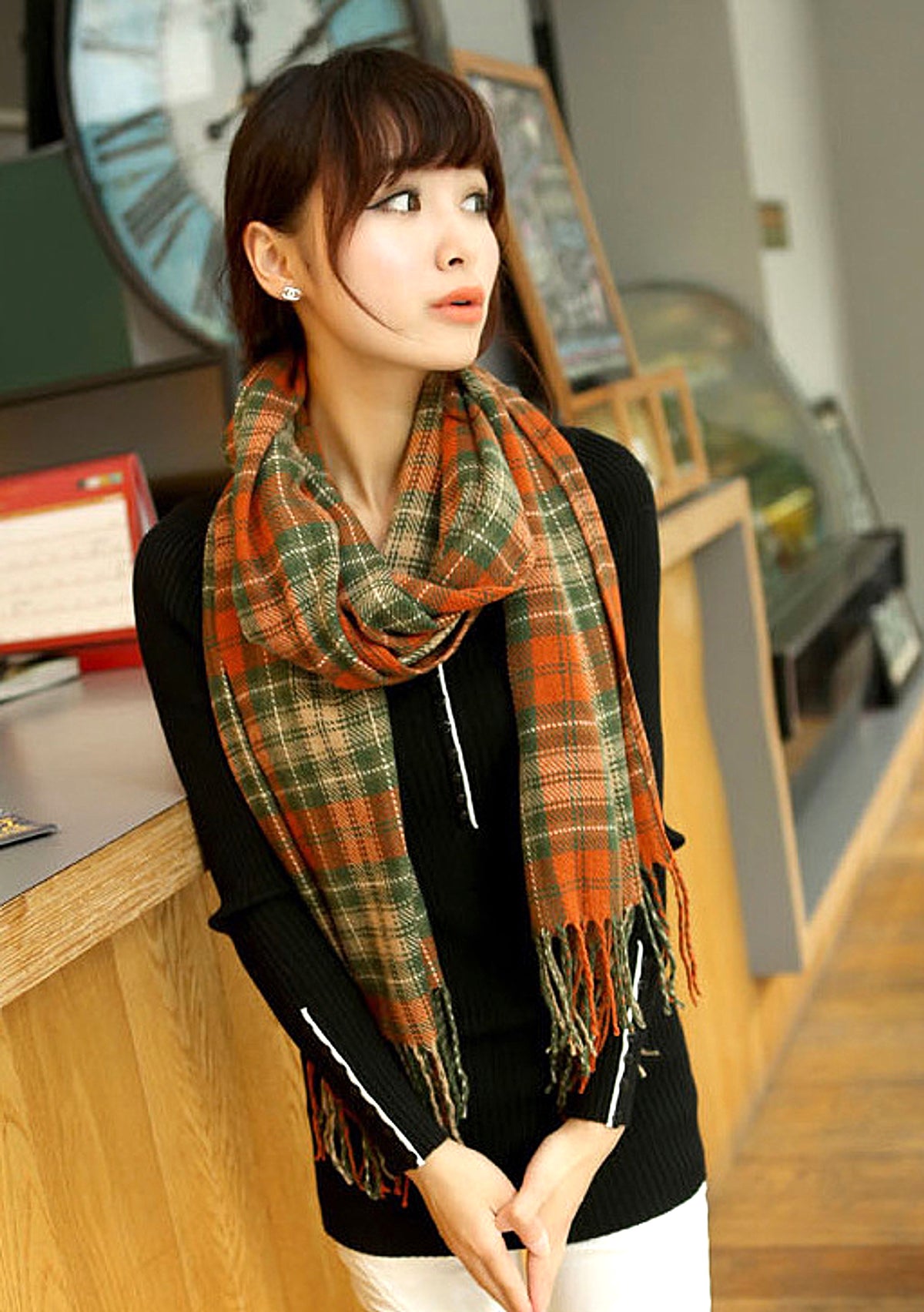 Plaid Classic Winter Scarves
