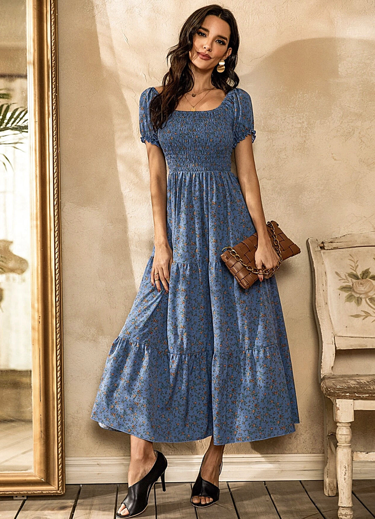 Ditsy Floral Maxi Dress