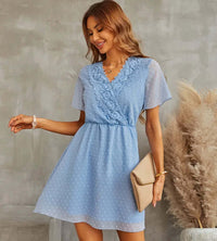 Swiss Dots Mini Dress